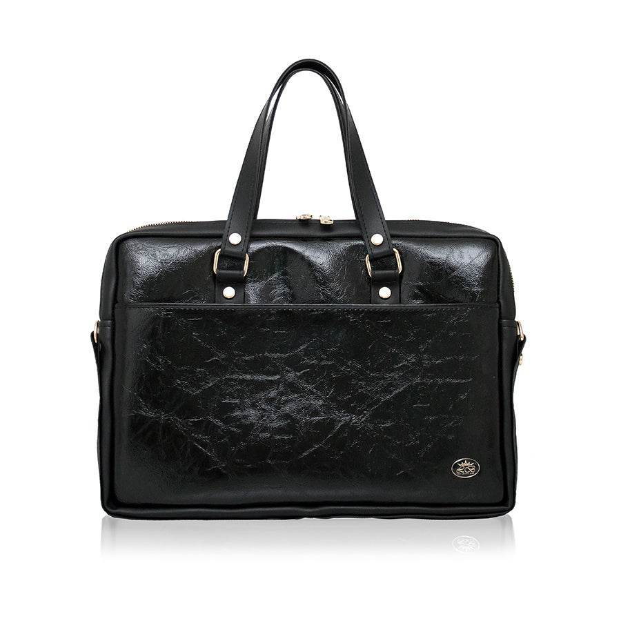 BUSINESS BAG - torba za laptop - lakirana crno - Lovely Boutique HR