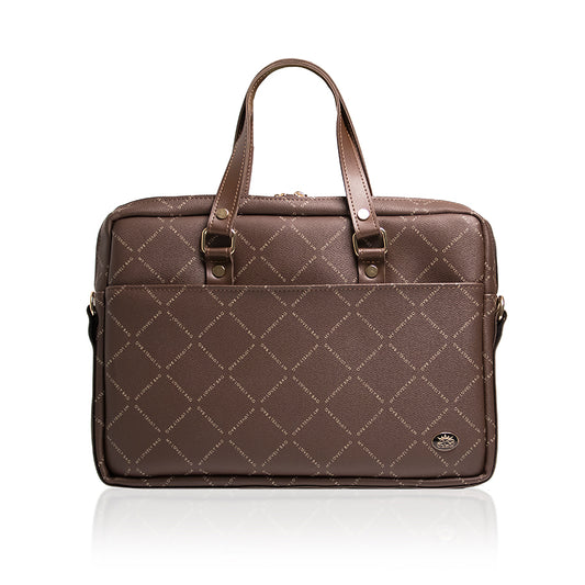 BUSINESS BAG - laptop bag - MLB brown
