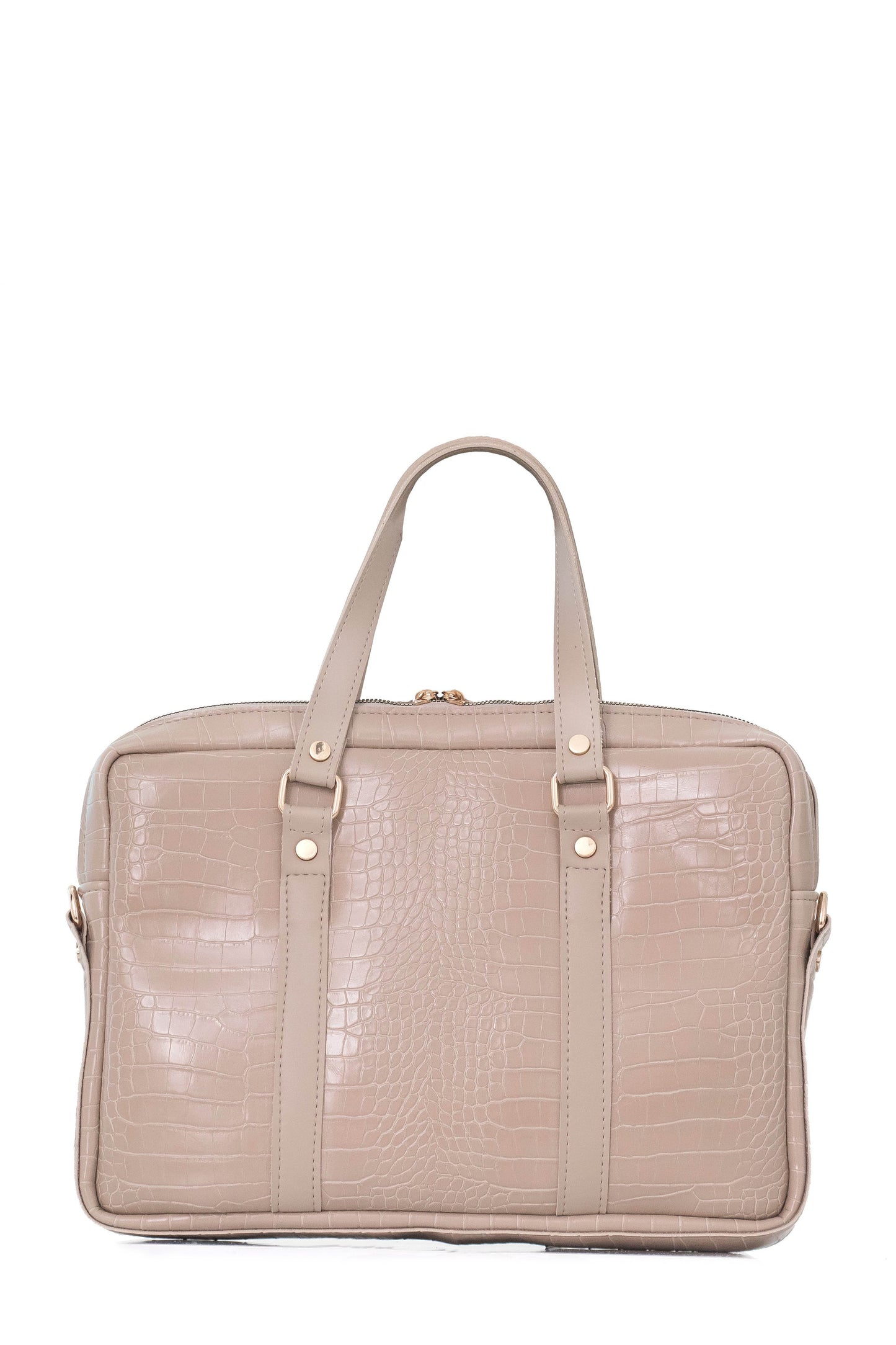 BUSINESS BAG - torba za laptop - kroko bež - Lovely Boutique HR