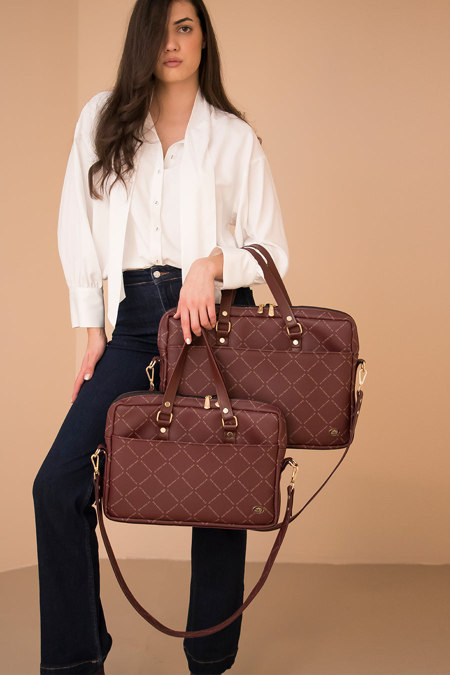 BUSINESS BAG - torba za laptop - MLB bordo