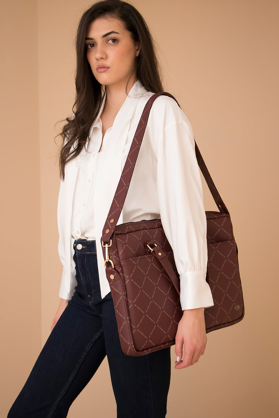 BUSINESS BAG - torba za laptop - MLB bordo