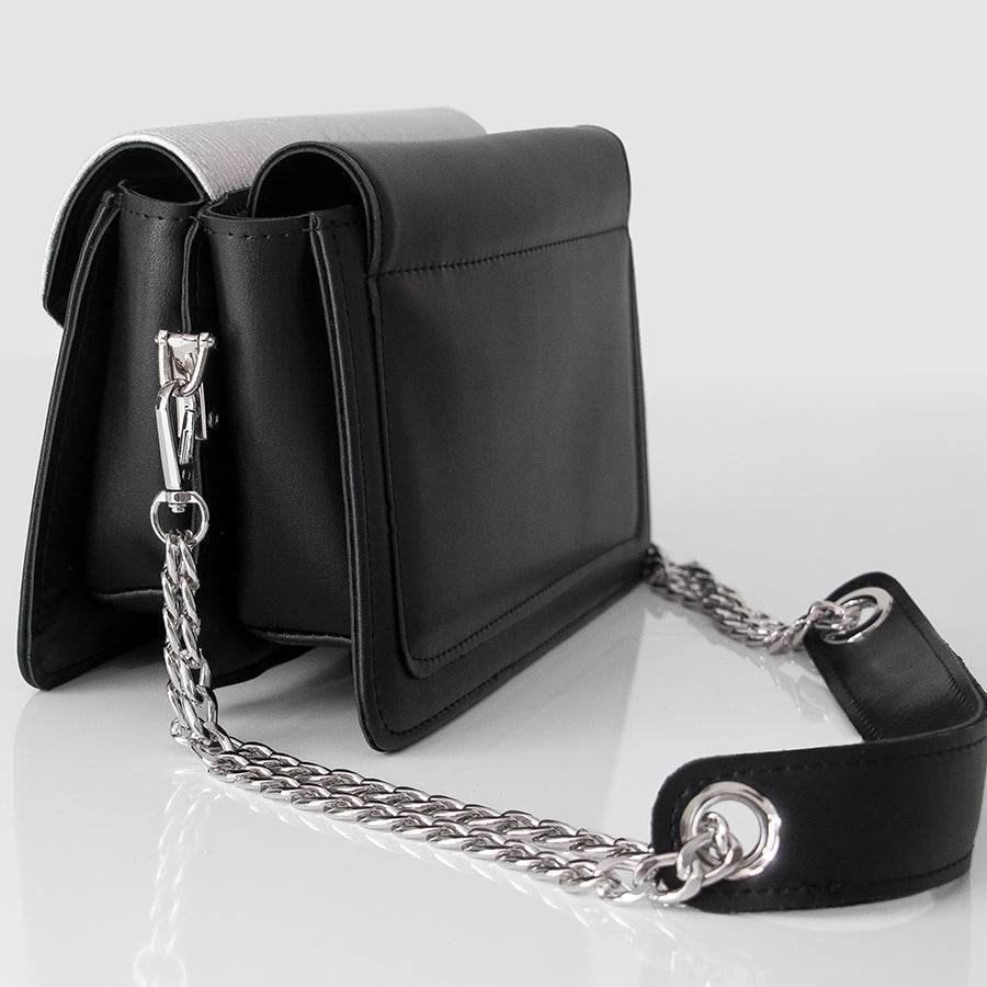 GRETA - crno/srebreno - Lovely Boutique HR