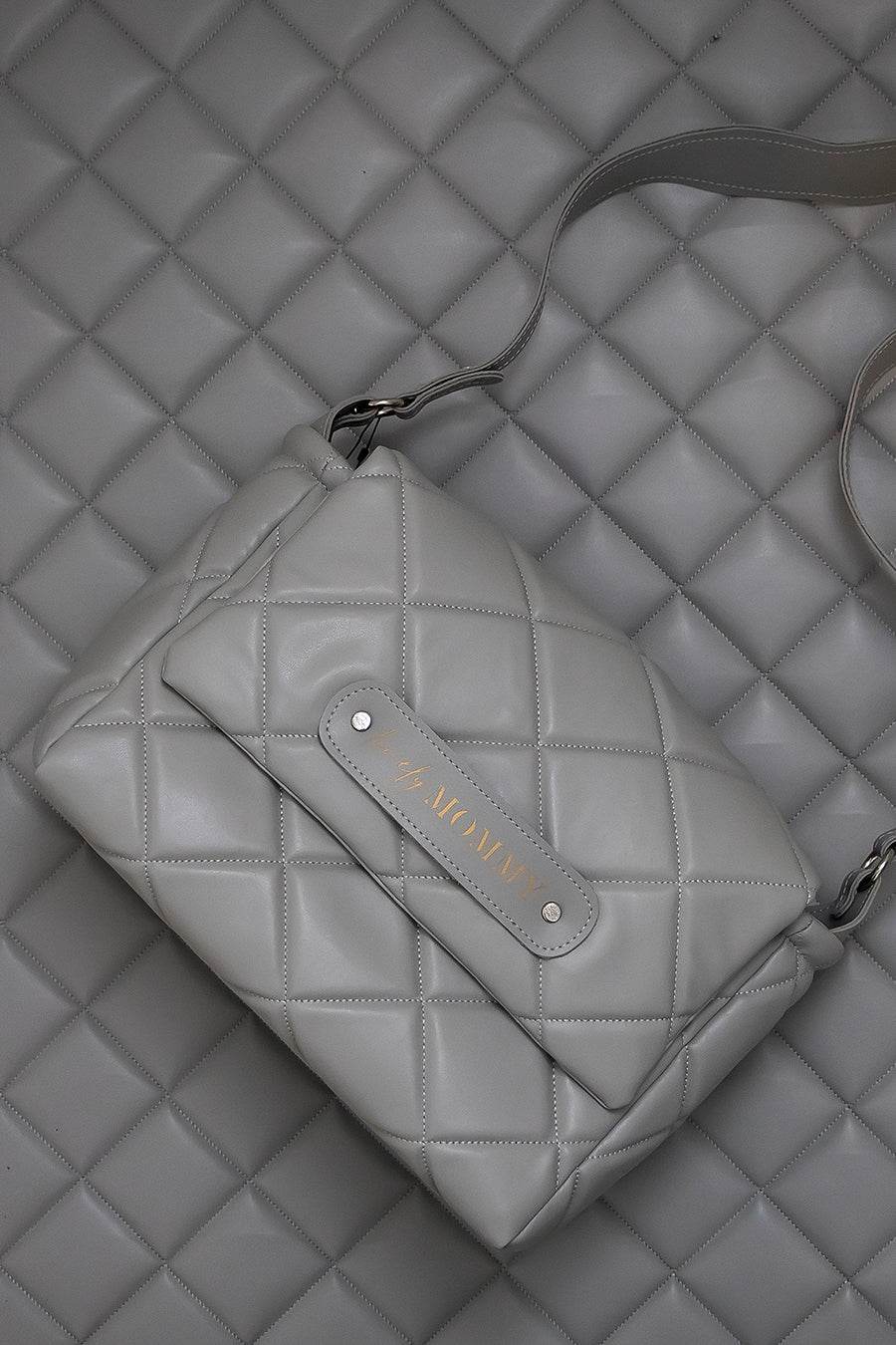 MOMMY BAG - sivo - Lovely Boutique HR