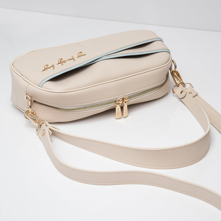 NELLIE - beige/light blue