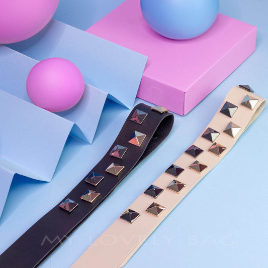 Debeli remen sa zakovicama - za odrasle - Lovely Boutique HR