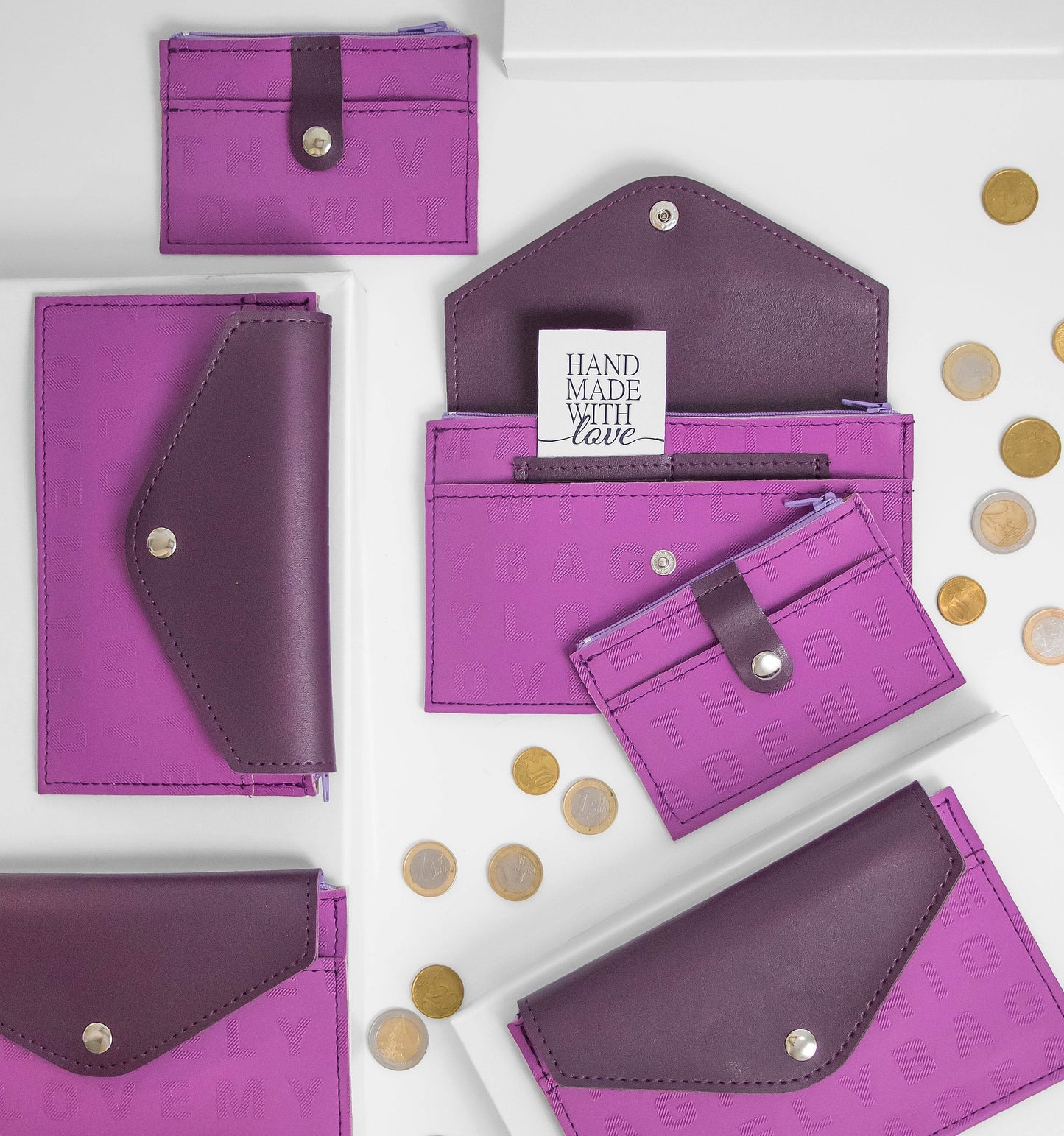 Novčanik 2u1 - fuksija - Lovely Boutique HR