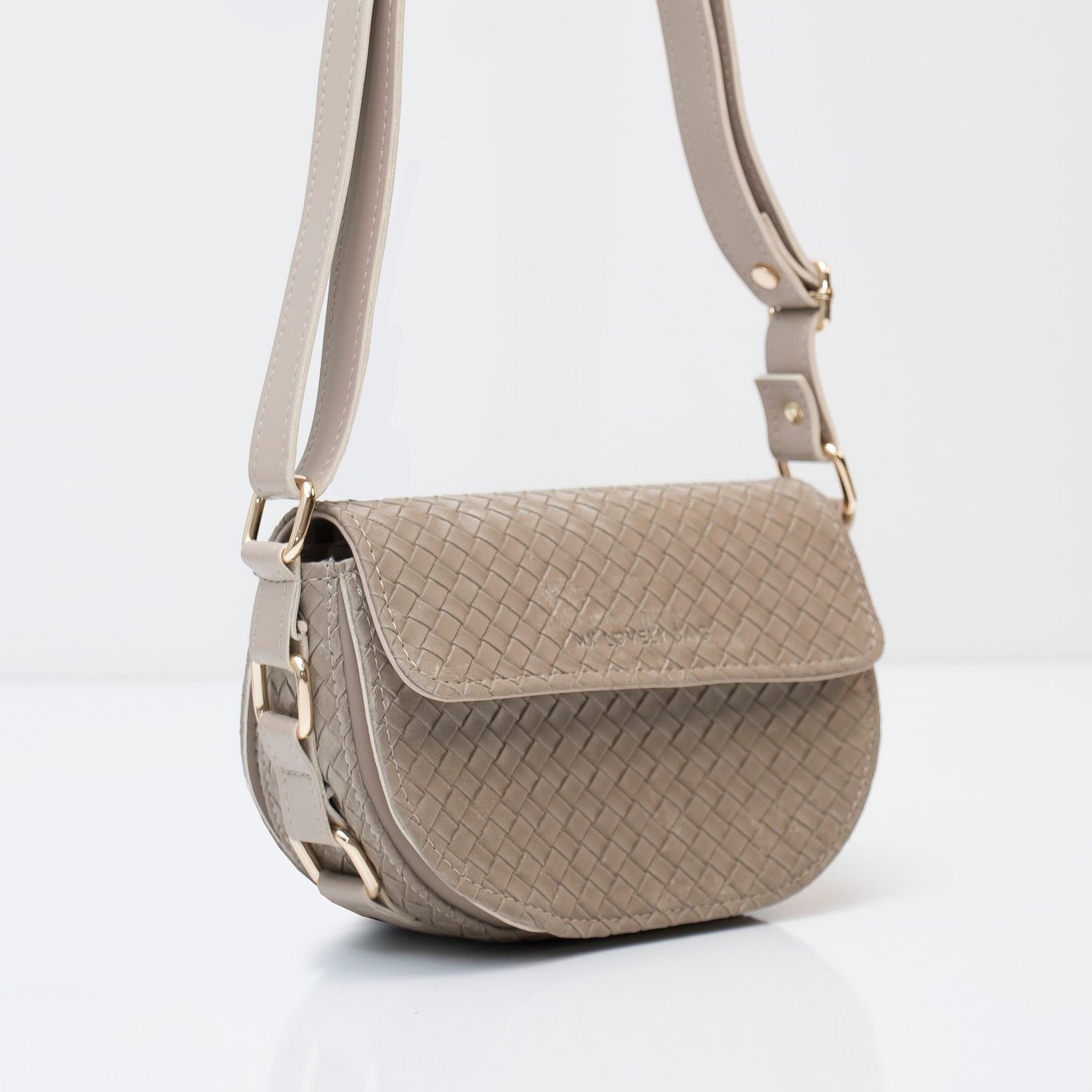 MARITA STAR - tamno bež brušena pletena