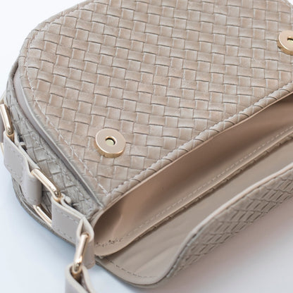 MARITA STAR - tamno bež brušena pletena