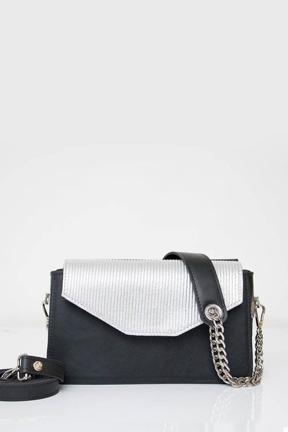 GRETA - crno/srebreno - Lovely Boutique HR