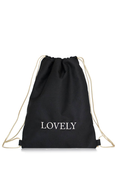 SPORT BAG - BASIC - Black - Lovely Boutique HR