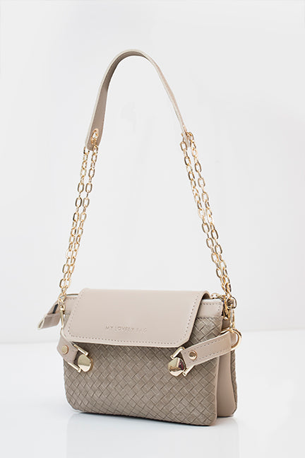 AURORA BABY SUNNY - bež pletena brušena