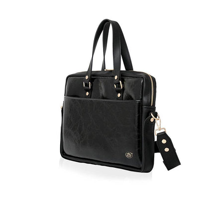 BUSINESS BAG - torba za laptop - lakirana crno - Lovely Boutique HR