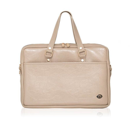 BUSINESS BAG - torba za laptop - lakirana bež - Lovely Boutique HR