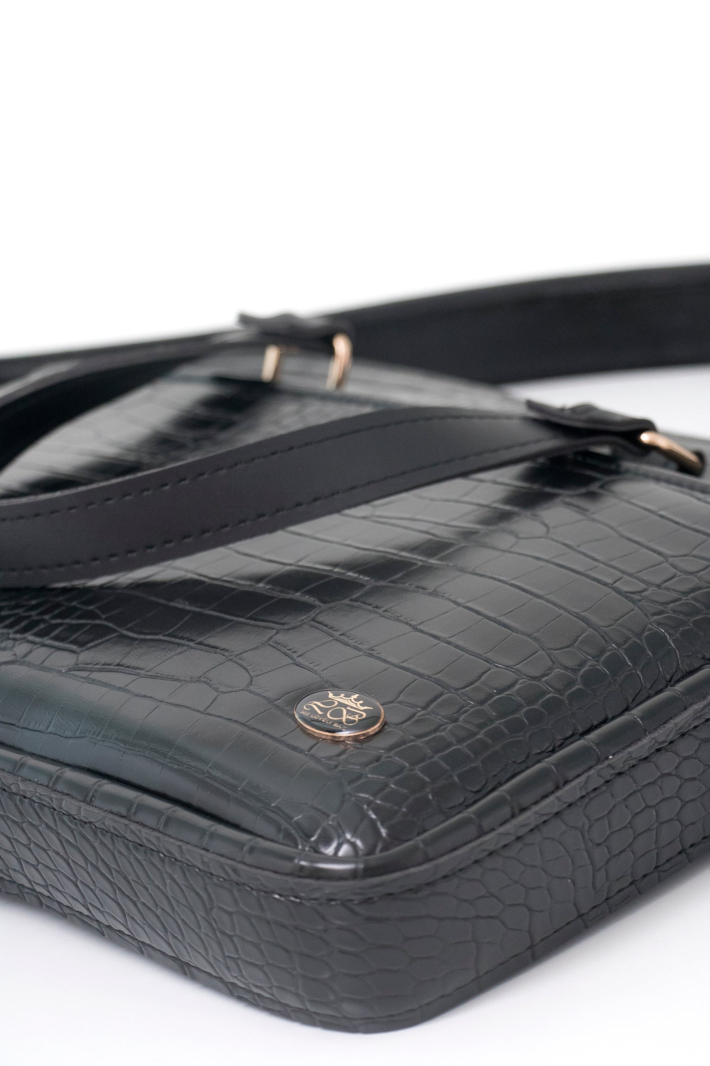 BUSINESS BAG - torba za laptop - kroko crno