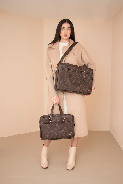 BUSINESS BAG - laptop bag - MLB brown 