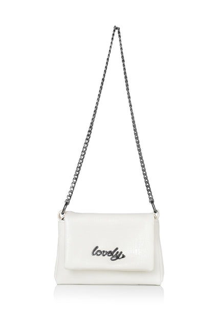 DIVA GIRL LOVELY - lakirano bijelo