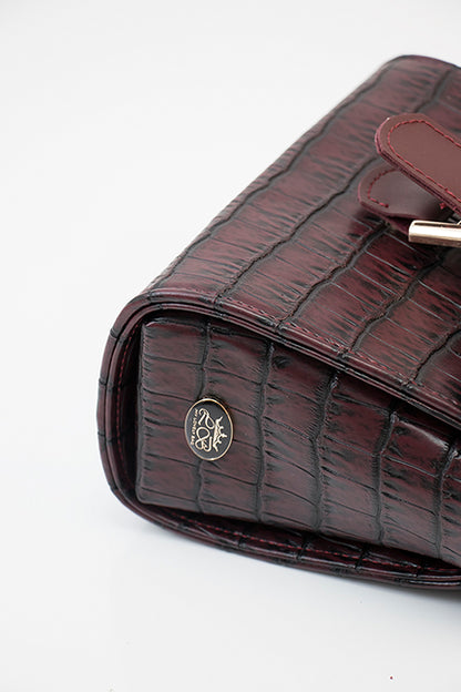 ELOISE SUNNY – bordo kroko – LIMITED