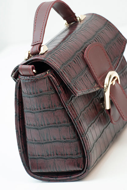 ELOISE SUNNY – bordo kroko – LIMITED