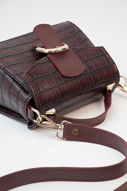 ELOISE SUNNY – bordo kroko – LIMITED