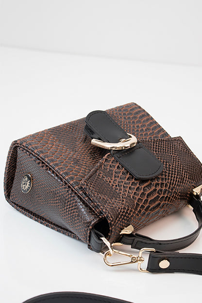 ELOISE SUNNY – smeđe kroko