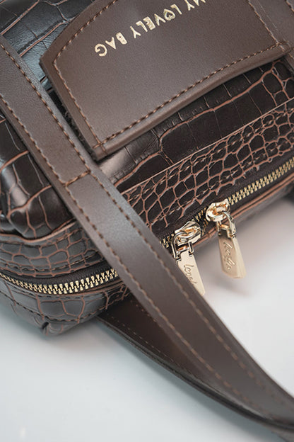 GIGI STAR – smeđe kroko