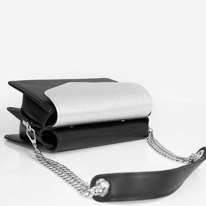 GRETA - crno/srebreno - Lovely Boutique HR