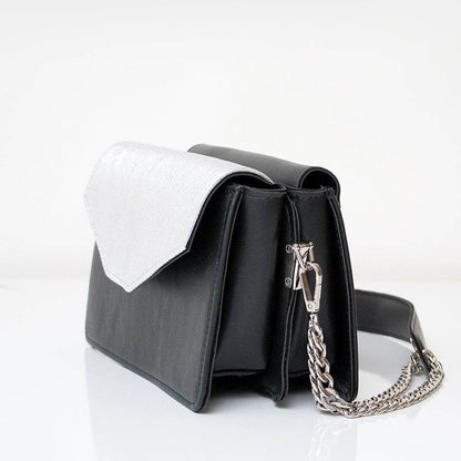 GRETA - crno/srebreno - Lovely Boutique HR