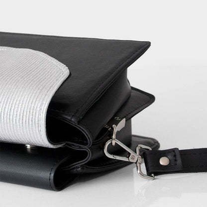 GRETA - crno/srebreno - Lovely Boutique HR