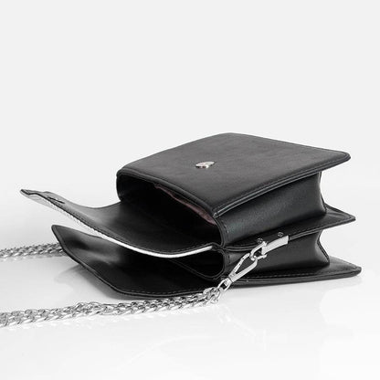 GRETA - crno/srebreno - Lovely Boutique HR