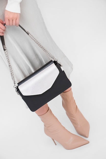 GRETA - crno/srebreno