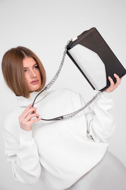 GRETA - crno/srebreno