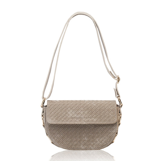 MARITA STAR - tamno bež brušena pletena