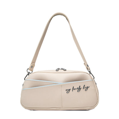 NELLIE - bež/svijetlo plavo