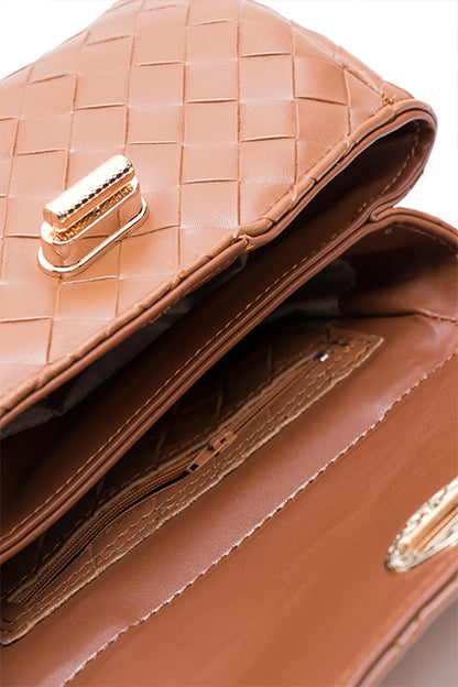 RITA - svijetlo smeđe pletena