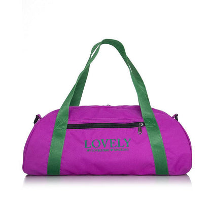SPORT BAG - MEDIUM - Fuchsia&Green - Lovely Boutique HR