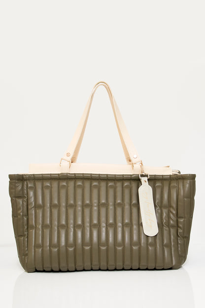 LOLA - maslinasto/bež