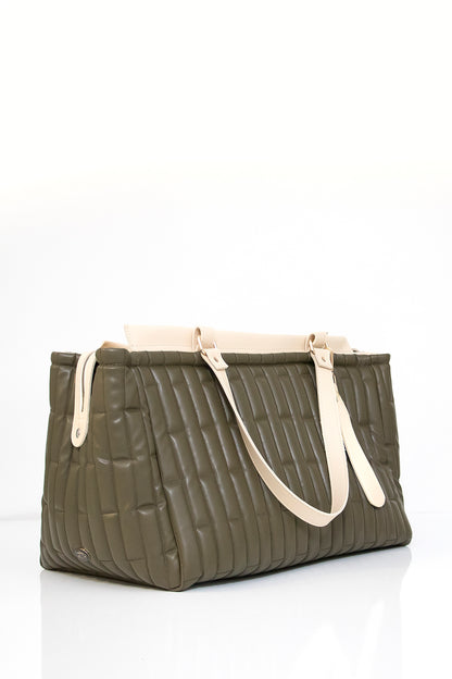 LOLA - maslinasto/bež